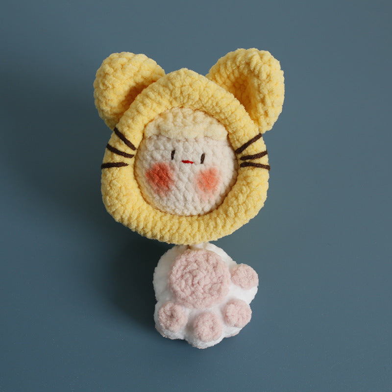 Cute handmade crochet doll plush keychain – style 17