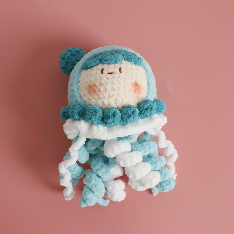 Cute handmade crochet doll plush keychain – style 10