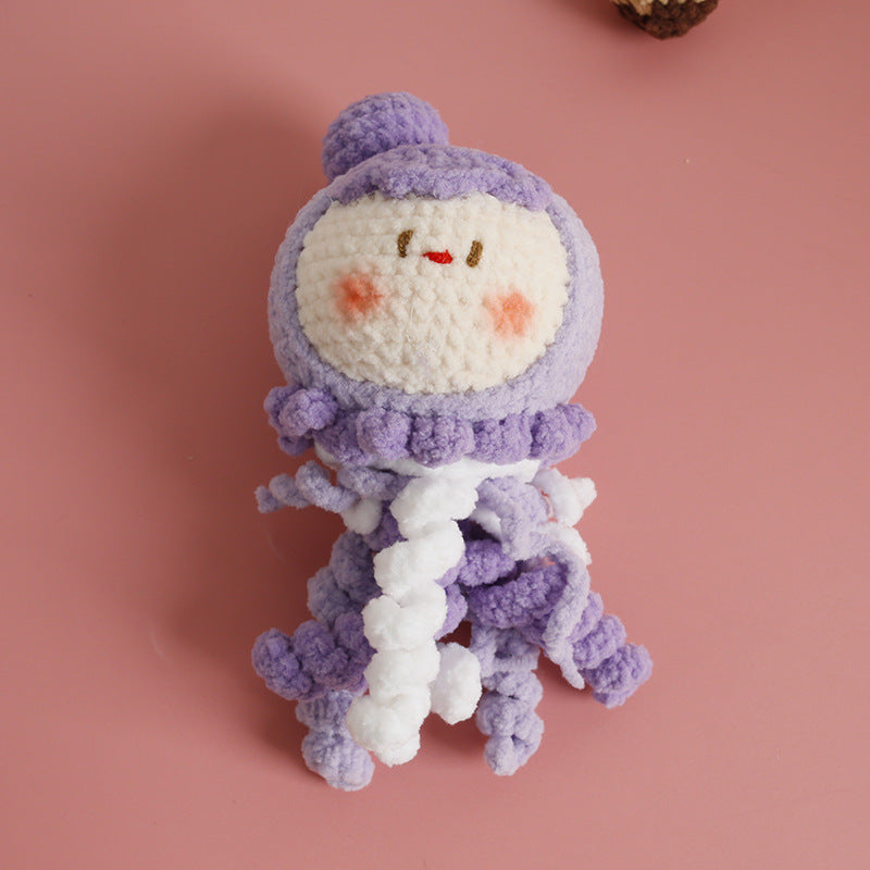 Cute handmade crochet doll plush keychain – style 13