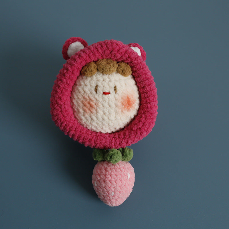 Cute handmade crochet doll plush keychain – style 15