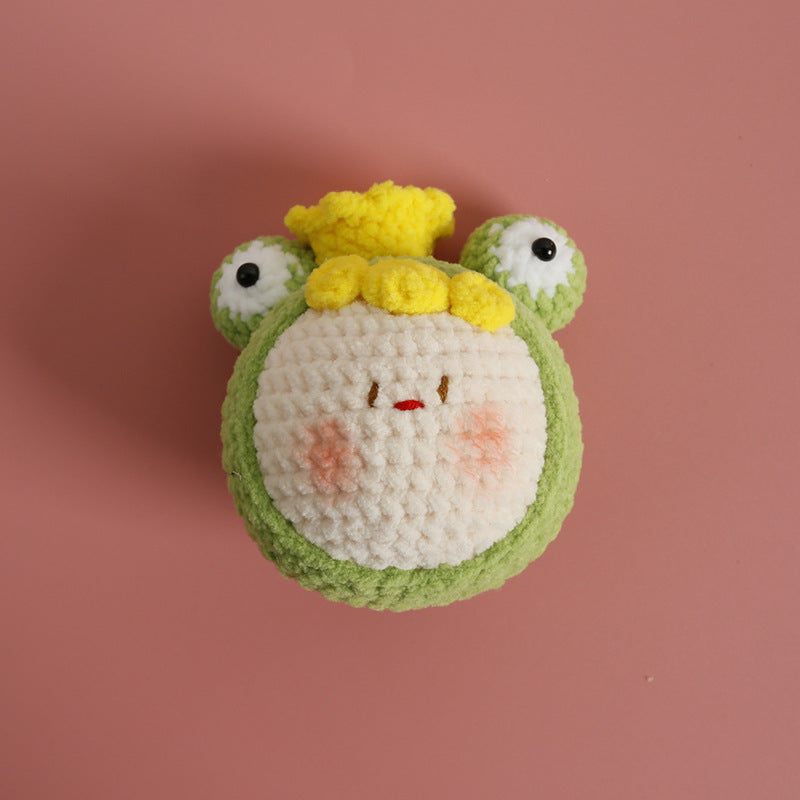 Cute handmade crochet doll plush keychain – style 4