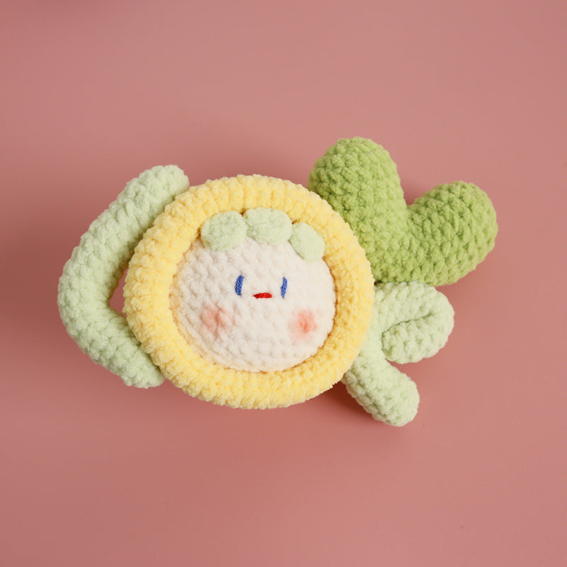 Cute handmade crochet doll plush keychain – style 7
