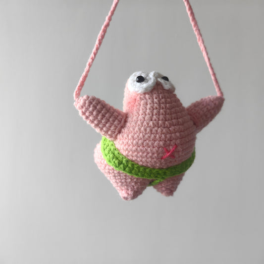 Crochet Patrick Star kit front view