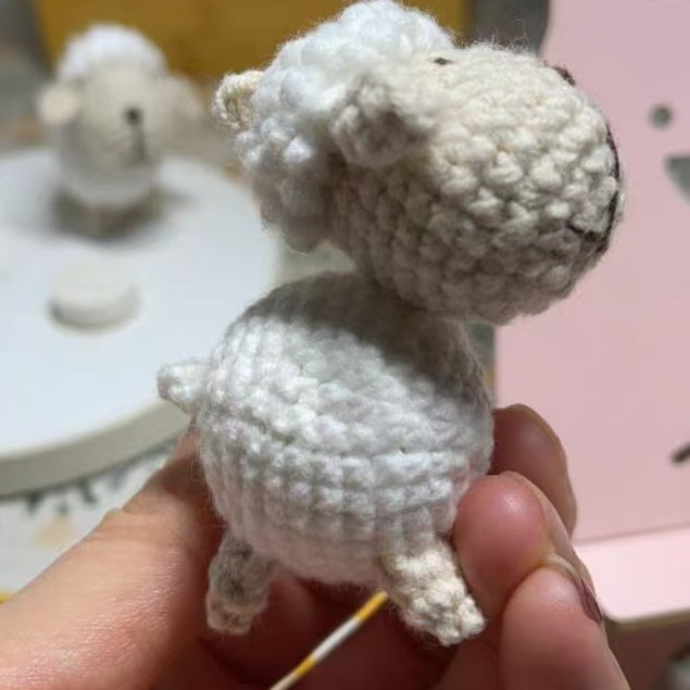 Crochet Sheep Side View