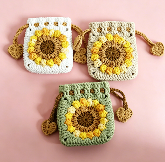 crochet-sunflower-pouch-kit-three-colors-set