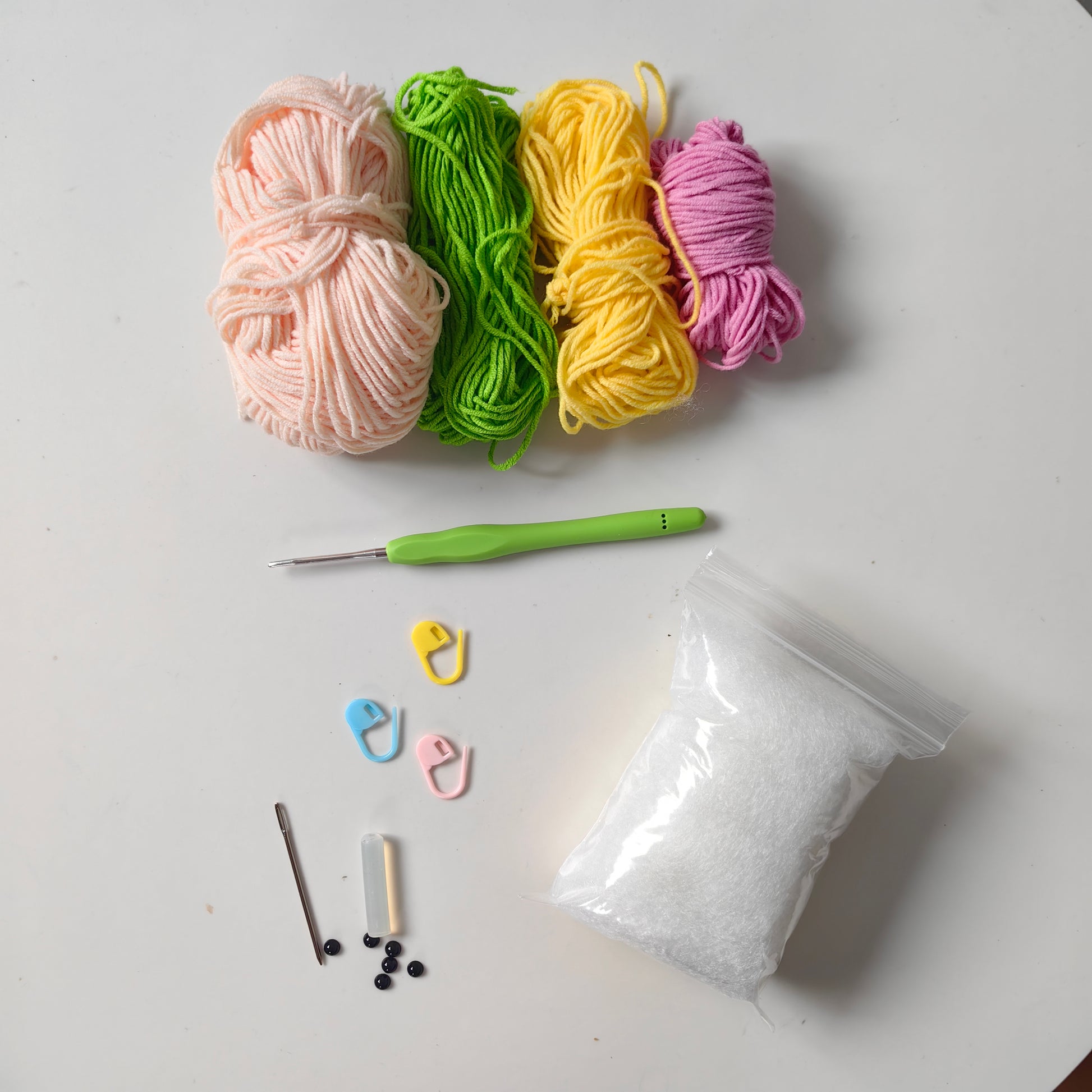 Crochet Tortoise DIY Kit With Full Materials and Tools Included