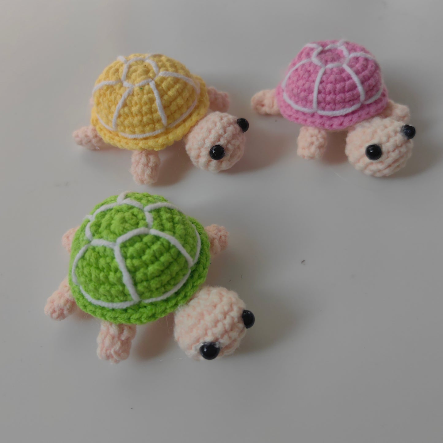 Cute Crochet Tortoise Plush Handmade DIY Kit Detail View